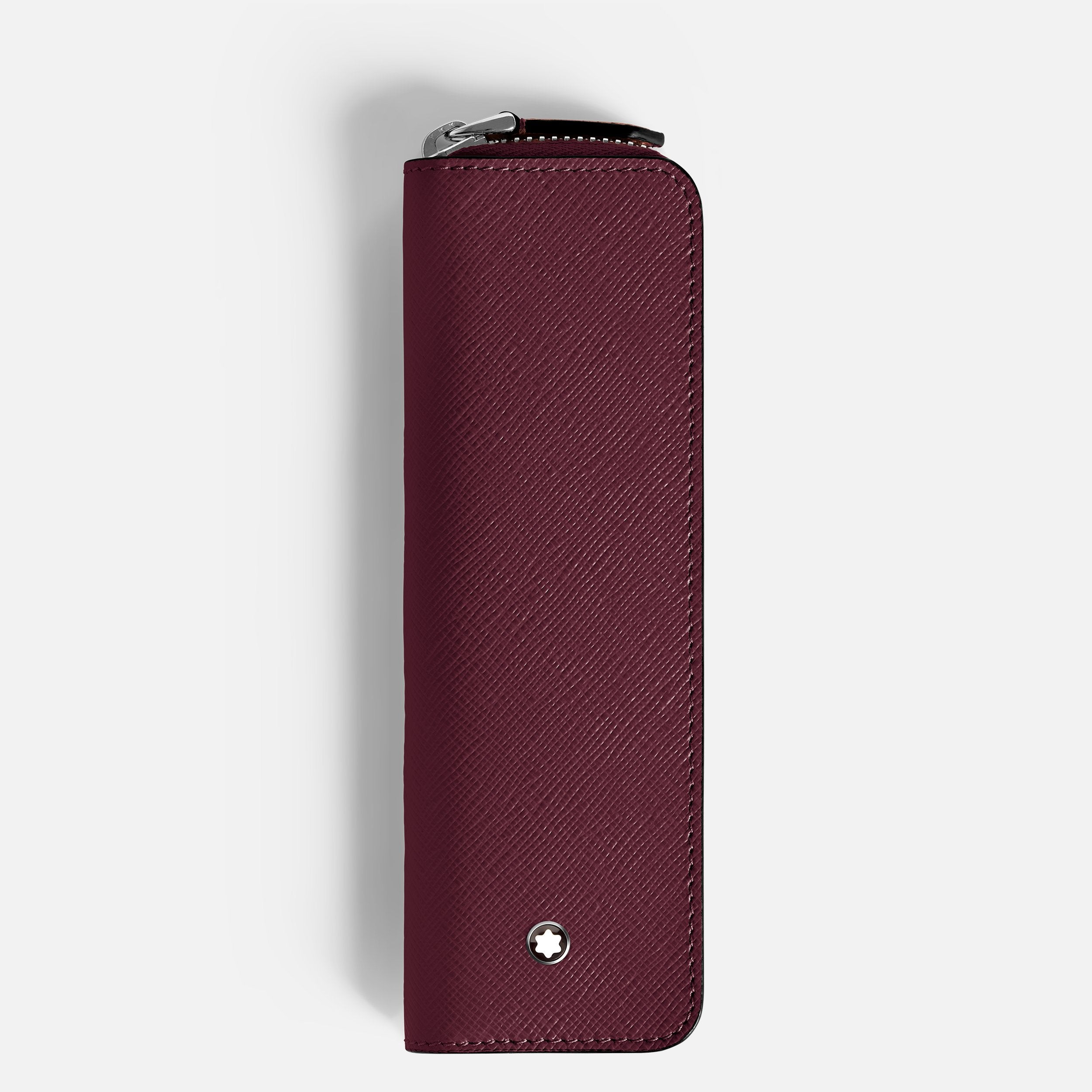 Montblanc Astuccio Penna Singola Cerniera Sartoriale | Pelle Saffiano | Bordeaux