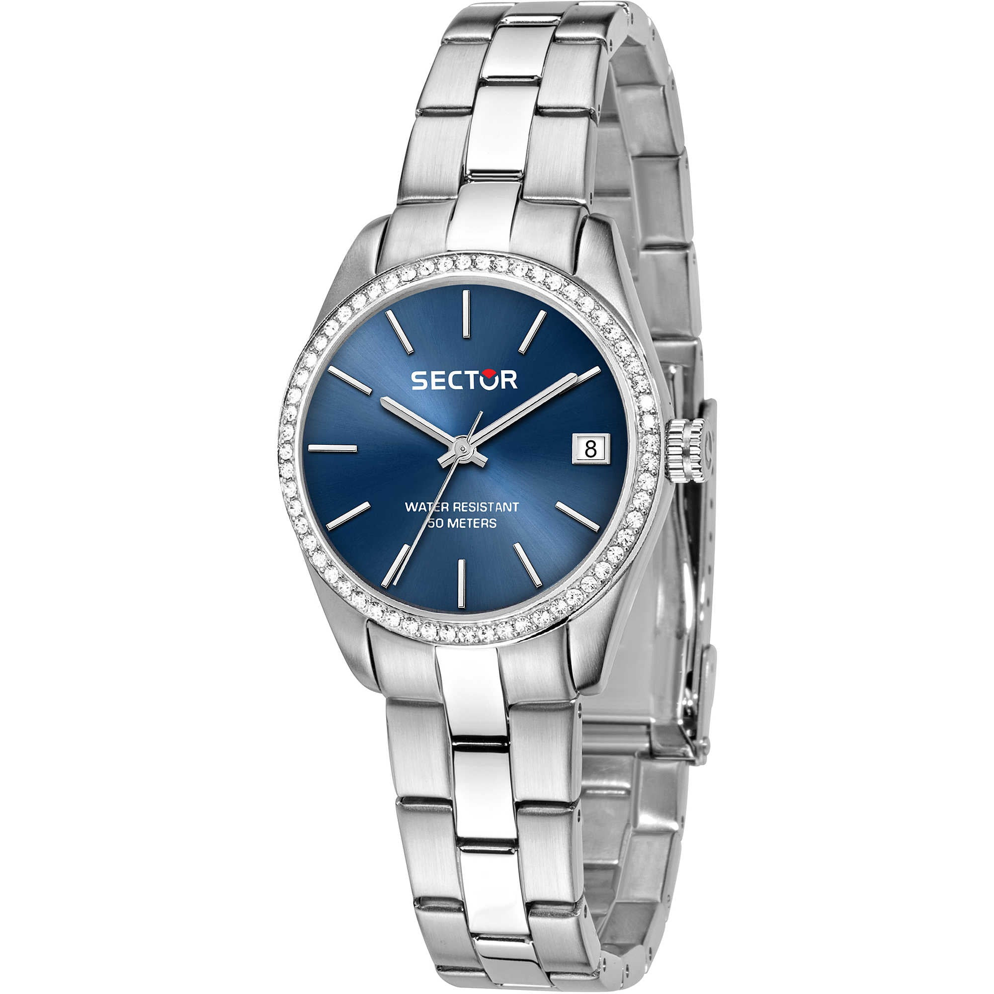 Sector Orologio Donna Quadrante Blu Intenso | Acciaio | Impermeabile 5 ATM