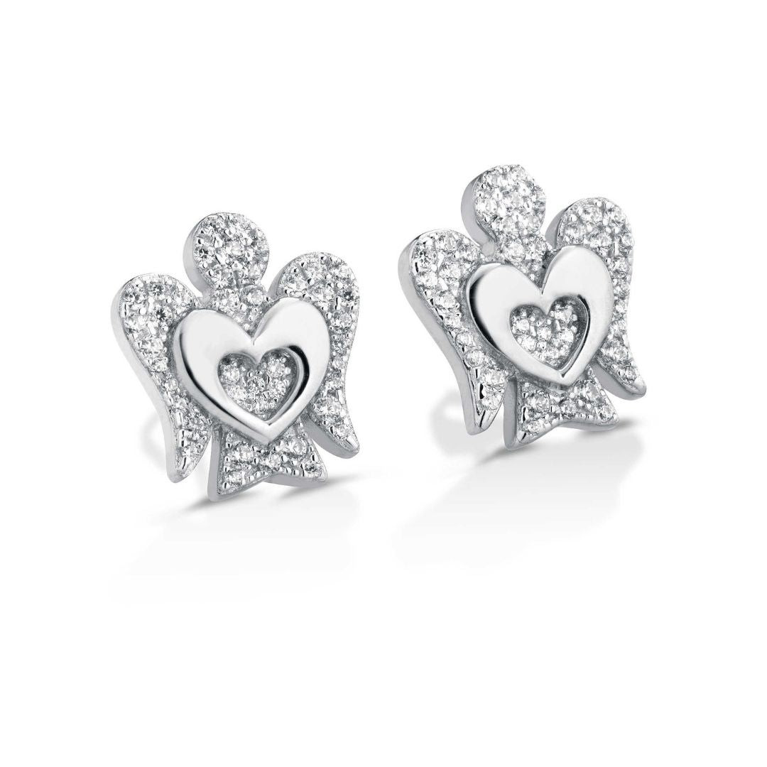 Roberto Giannotti Orecchini Donna Angeli & Cuori | Argento 925 | Zirconi