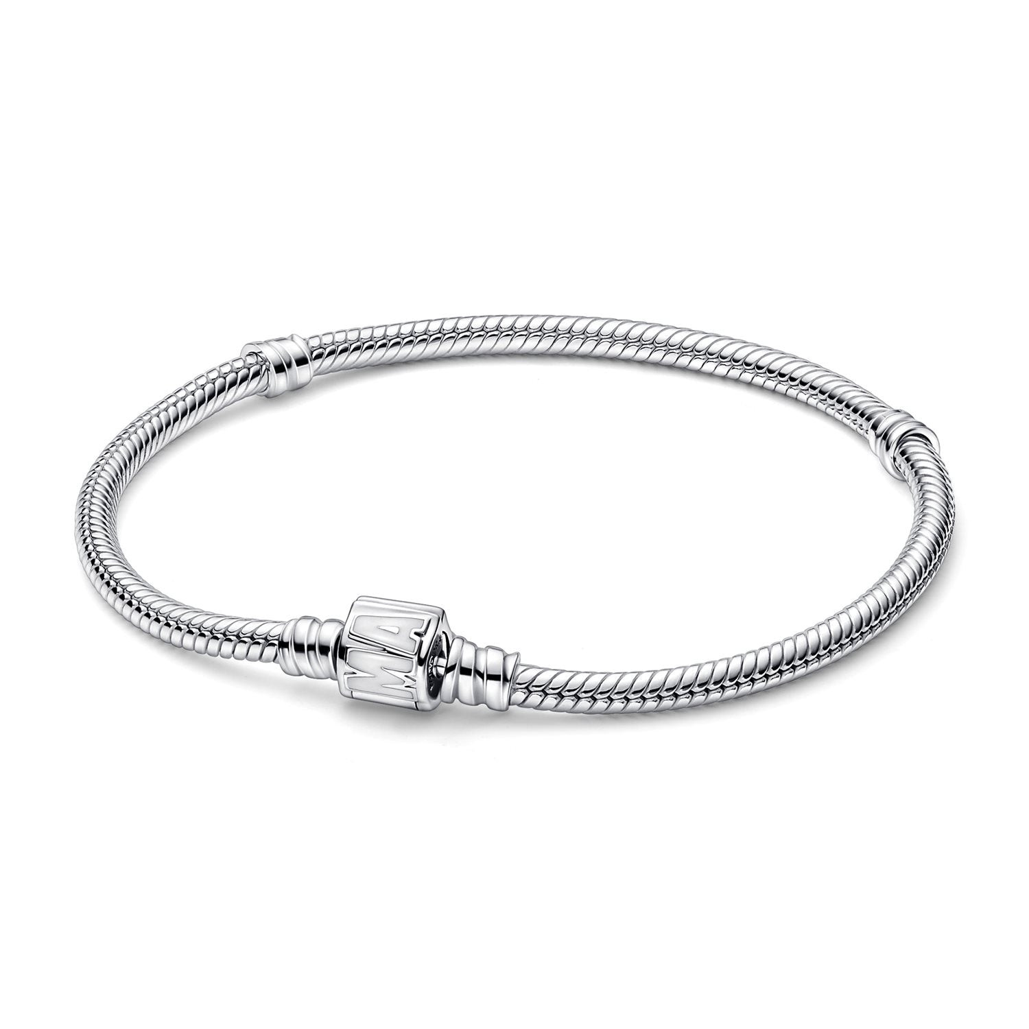 Pandora Bracciale Moments Marvel in Argento con Chiusura Logo