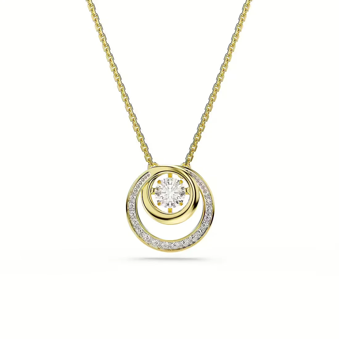 Swarovski Collana Pendente Dorata Hyperbola