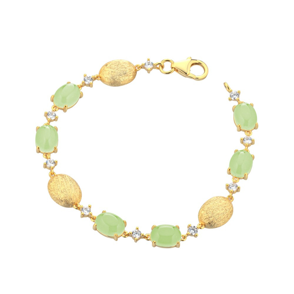 Marcello Pane Bracciale Milky Verde