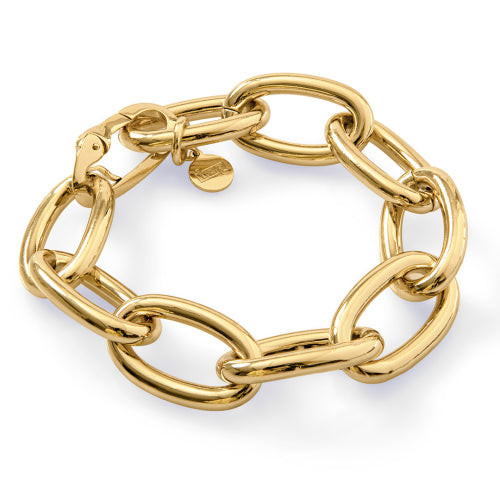 UNOAERRE | Bracciale Donna | Catena Forzatina | Bronzo | Chiusura Moschettone