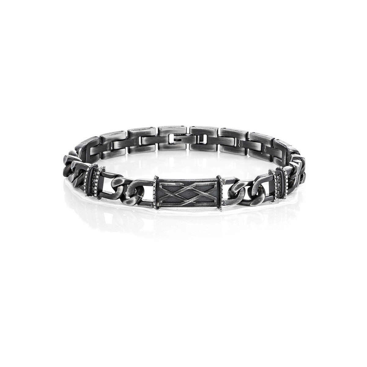 Sector Bracciale Uomo Acciaio Nero | Acciaio | Collezione Strong