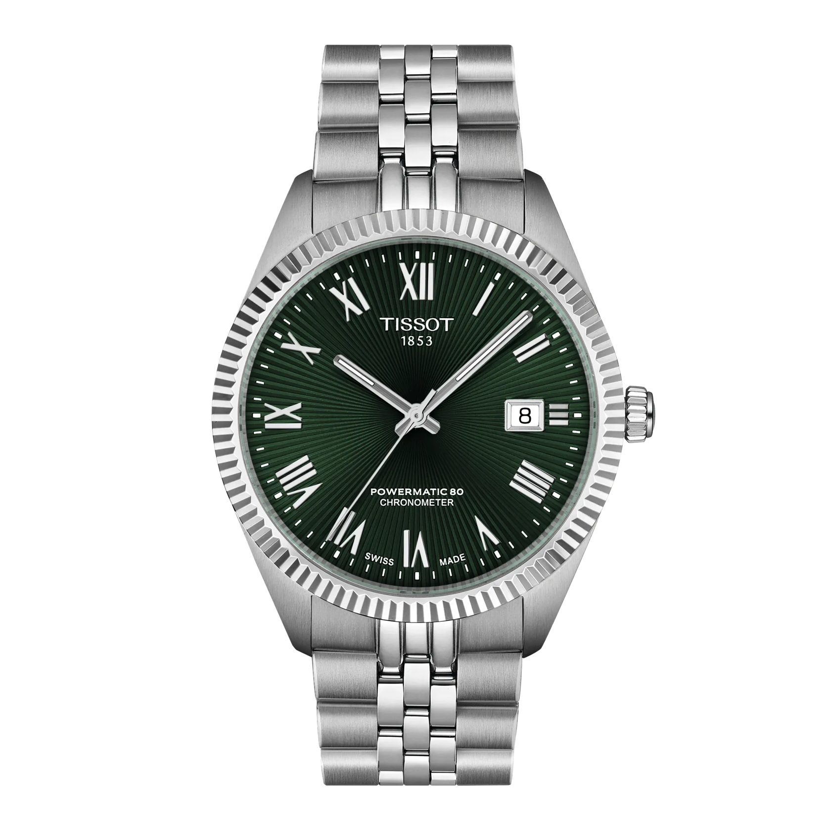 Tissot | Orologio Uomo | Powermatic 80 COSC | Acciaio | Quadrante Verde 39mm