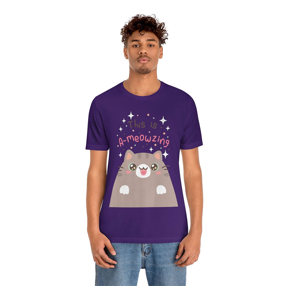 Miniatura: This is A-meowzing - Cat Lover Shirt, Funny Cat Shirt, Cat Mom Shirt, Cat Da...