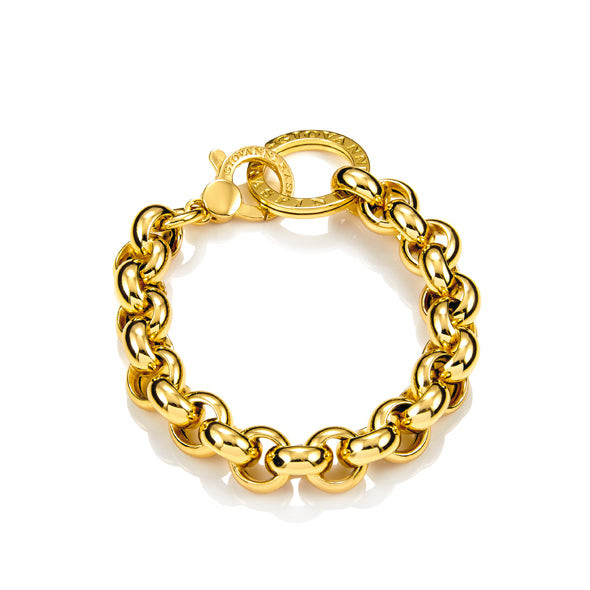 Giovanni Raspini Bracciale Donna Rolò Gigante | Argento 925 oro | 21 cm
