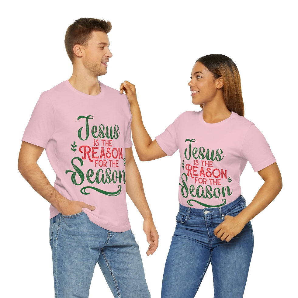 Thumbnail: Jesus Is the Reason For the Season - Funny Christian Tshirt, Religious Tee, ...