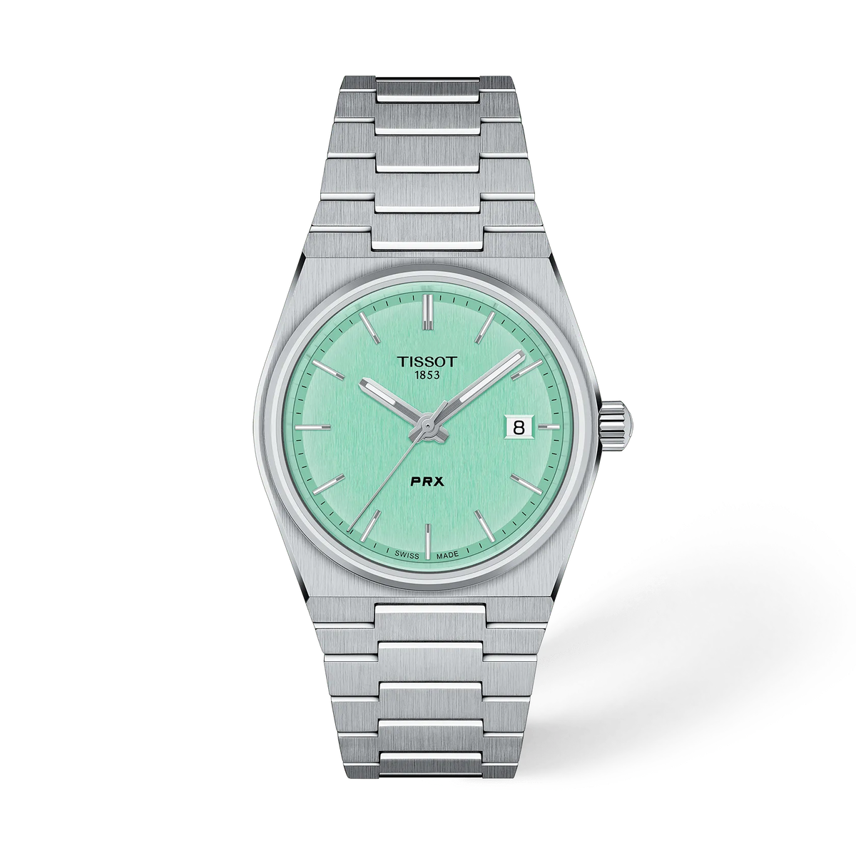 Tissot PRX 35 mm Quarzo con Quadrante Verde Chiaro
