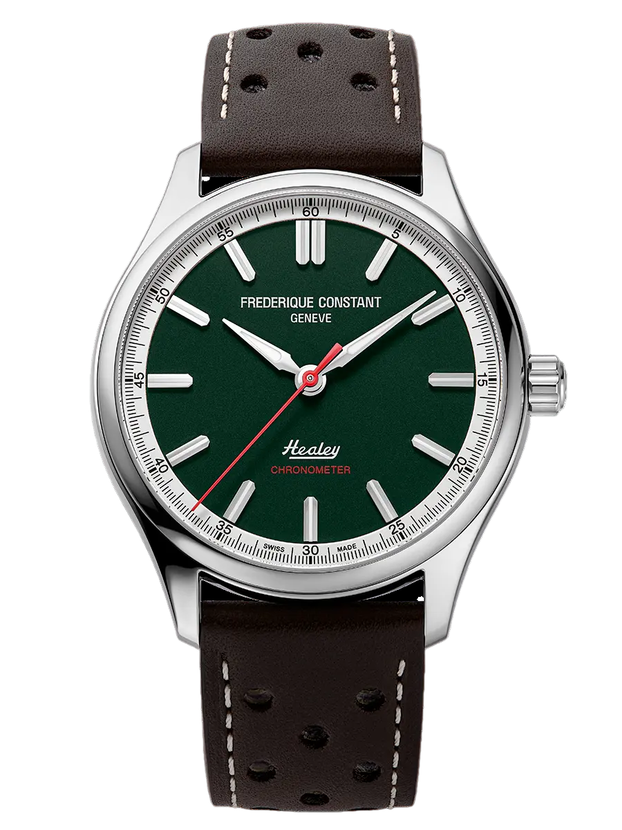 Frederique Constant Orologio Uomo Healey Automatic | Acciaio | Quadrante verde