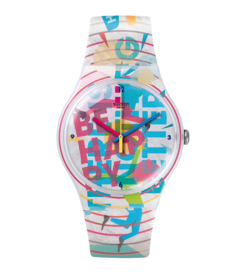 Swatch Orologio Donna Design Vivace 41mm | Plastica | Swiss Made