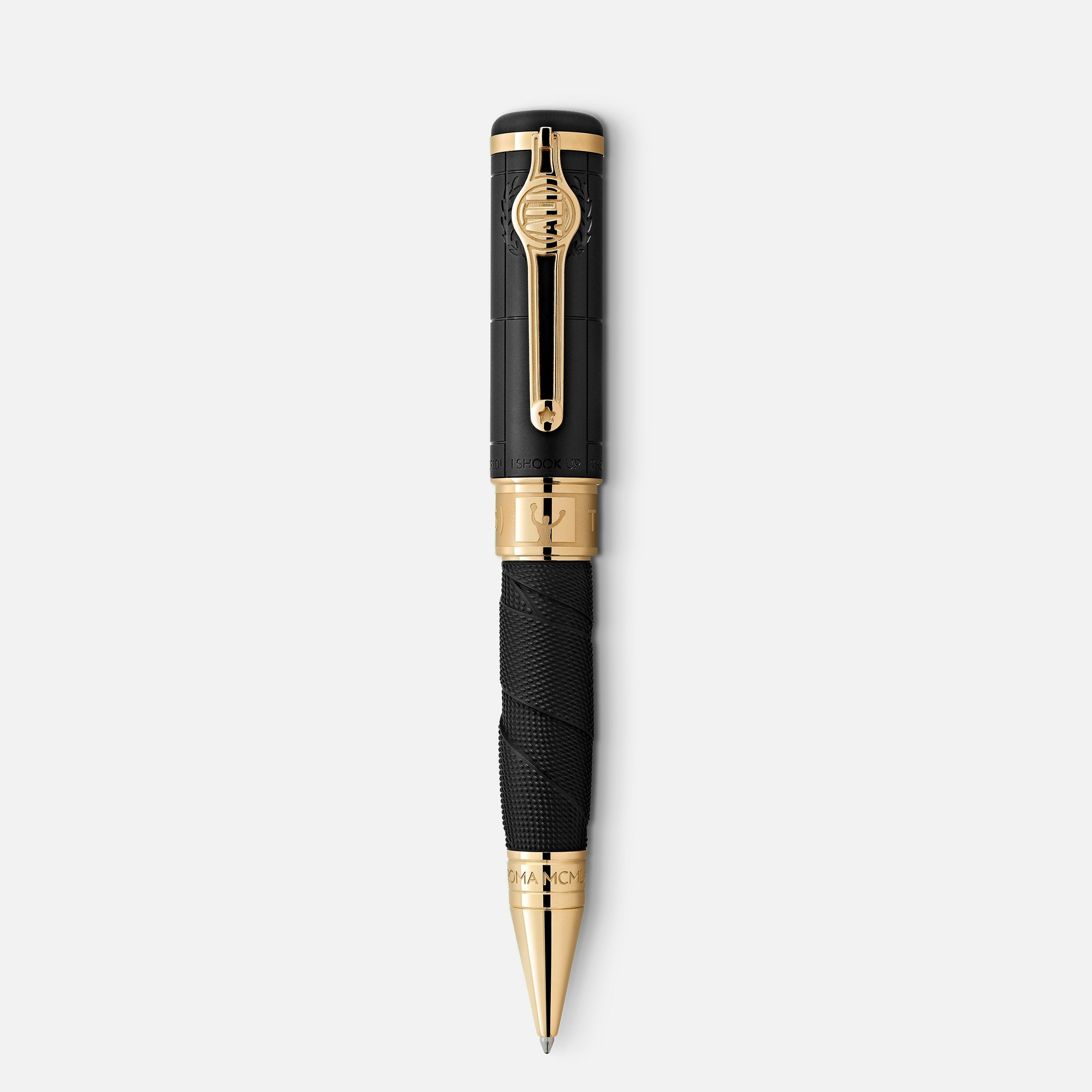 Montblanc | Penna | Great Characters Ali | Resina nera | Clip dorata