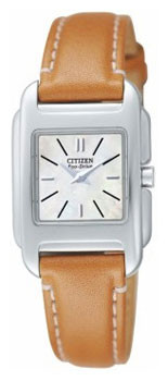 Citizen Orologio Donna Eco-Drive Acciaio Pelle Madreperla