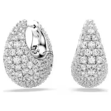 Swarovski | Orecchini donna | Goccia pavé | Rodio | Sublima