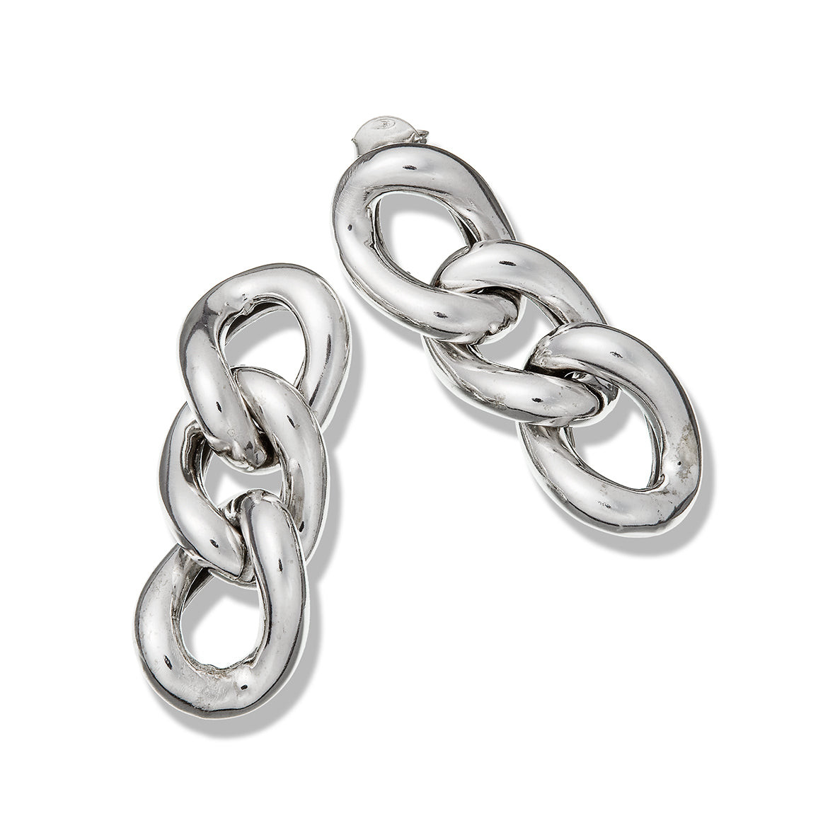Giovanni Raspini Orecchini Donna Onda | Argento 925 | Collezione Catene
