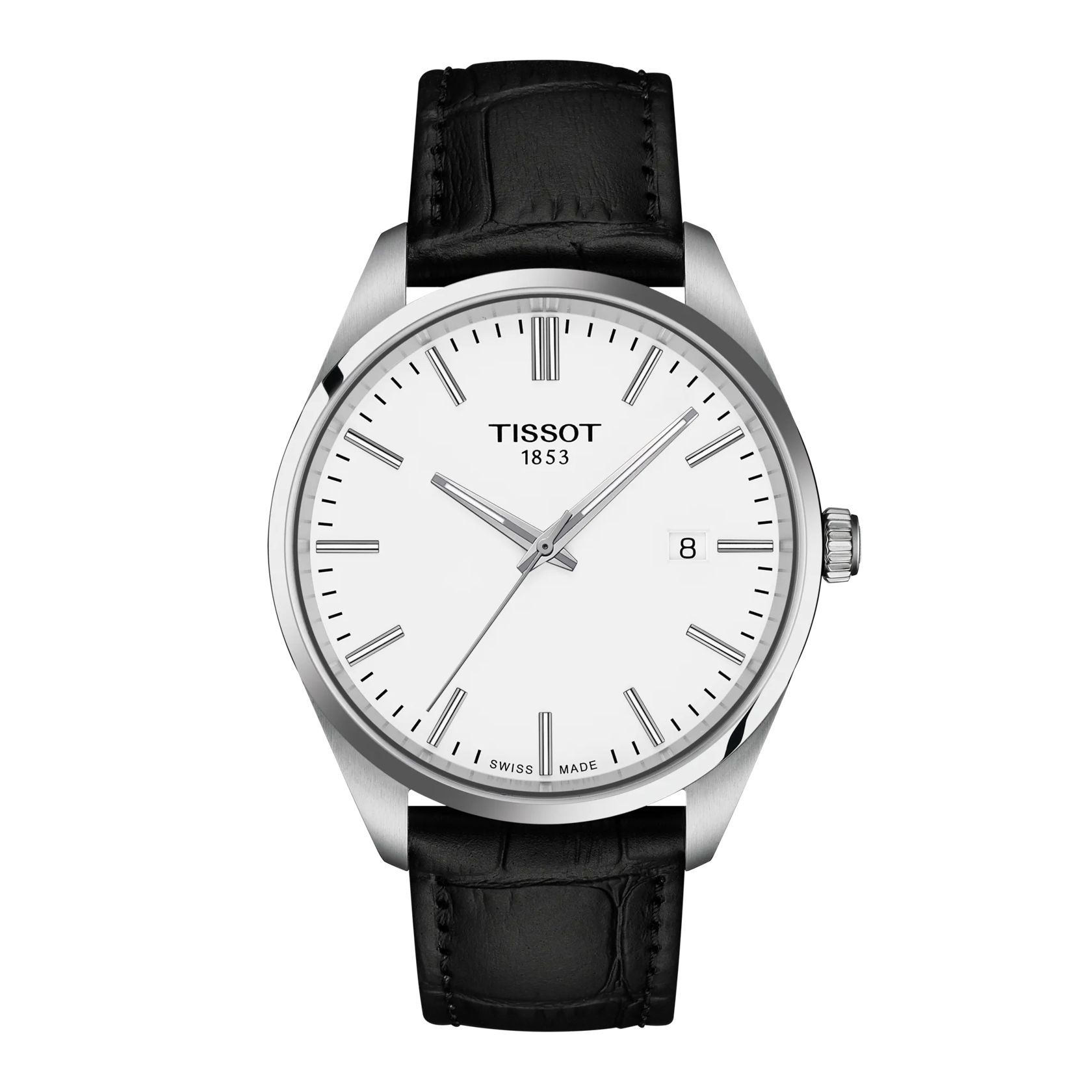 Tissot | Orologio Uomo | PR 100 40mm | Acciaio 316L | Cinturino Pelle Nero