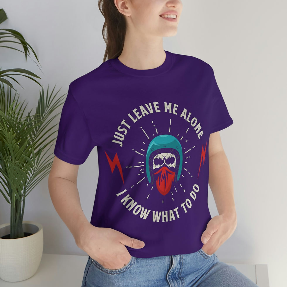 Miniatura: Just Leave Me Alone  - Rude Shirt, Introvert Shirt, Sarcastic Tee, Unsocials...