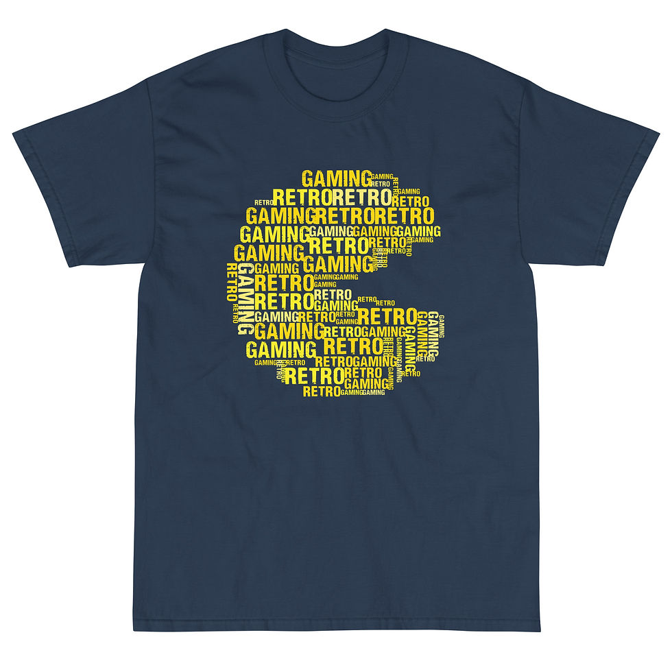 Miniatura: T-shirt Retro Gaming con pattern a forma di Pac Man