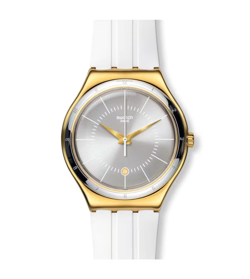 Swatch Orologio Donna Quadrante Lucido | Cinturino Plastica | Quarzo 3 Bar