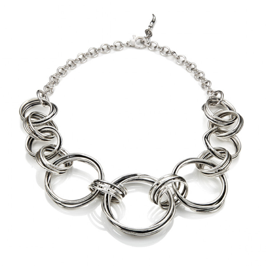 Giovanni Raspini Collana Donna Monte Carlo Fatta a Mano | Argento 925 | 58 cm