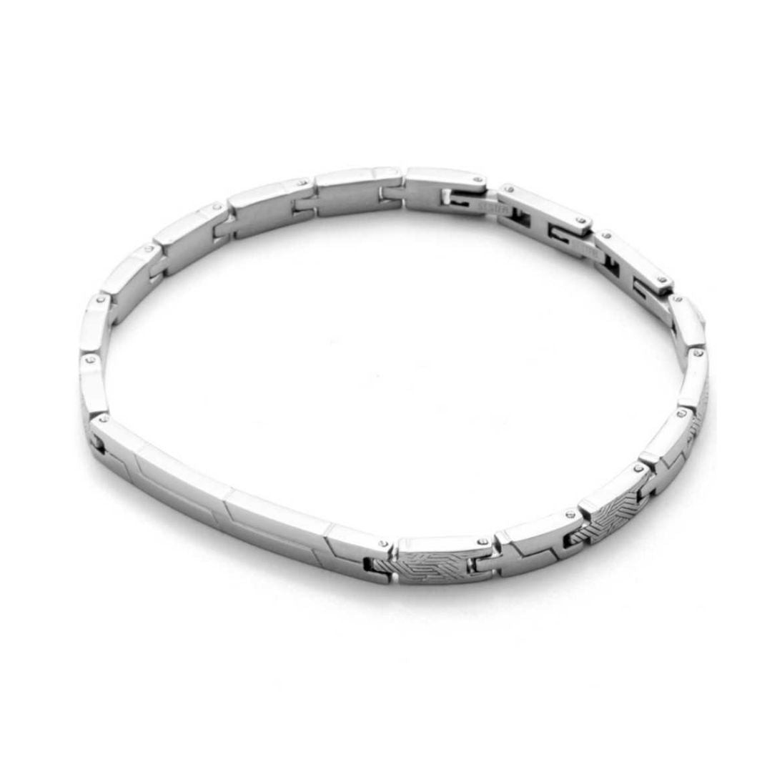Cesare Paciotti 4US bracciale uomo Steel Texture
