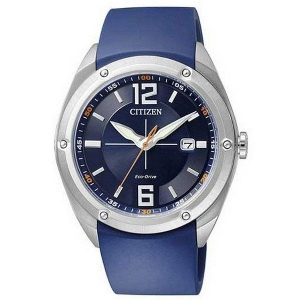 Citizen Orologio Uomo Eco-Drive Quadrante Blu | Cassa Acciaio | Caucciù Blu
