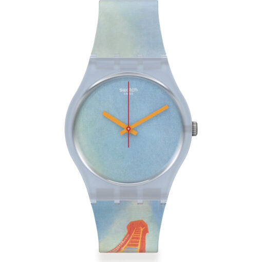 Swatch Orologio Eiffel Tower by Robert Delaunay | Cinturino Azzurro | Quarzo