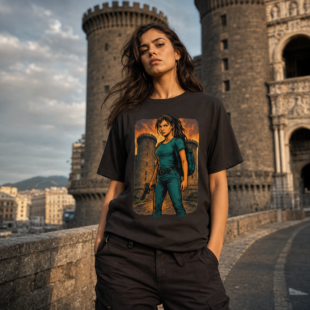 Castel Nuovo Comic Heroine T-Shirt