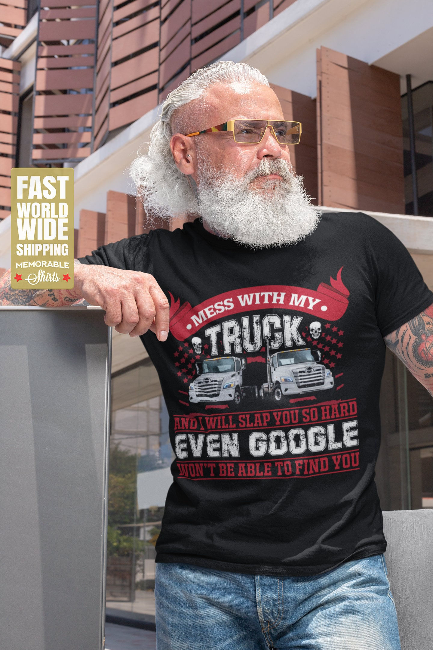 Don't Mess With My Truck - Truck Driver Shirt, Motors Shirt, Truck T shi...