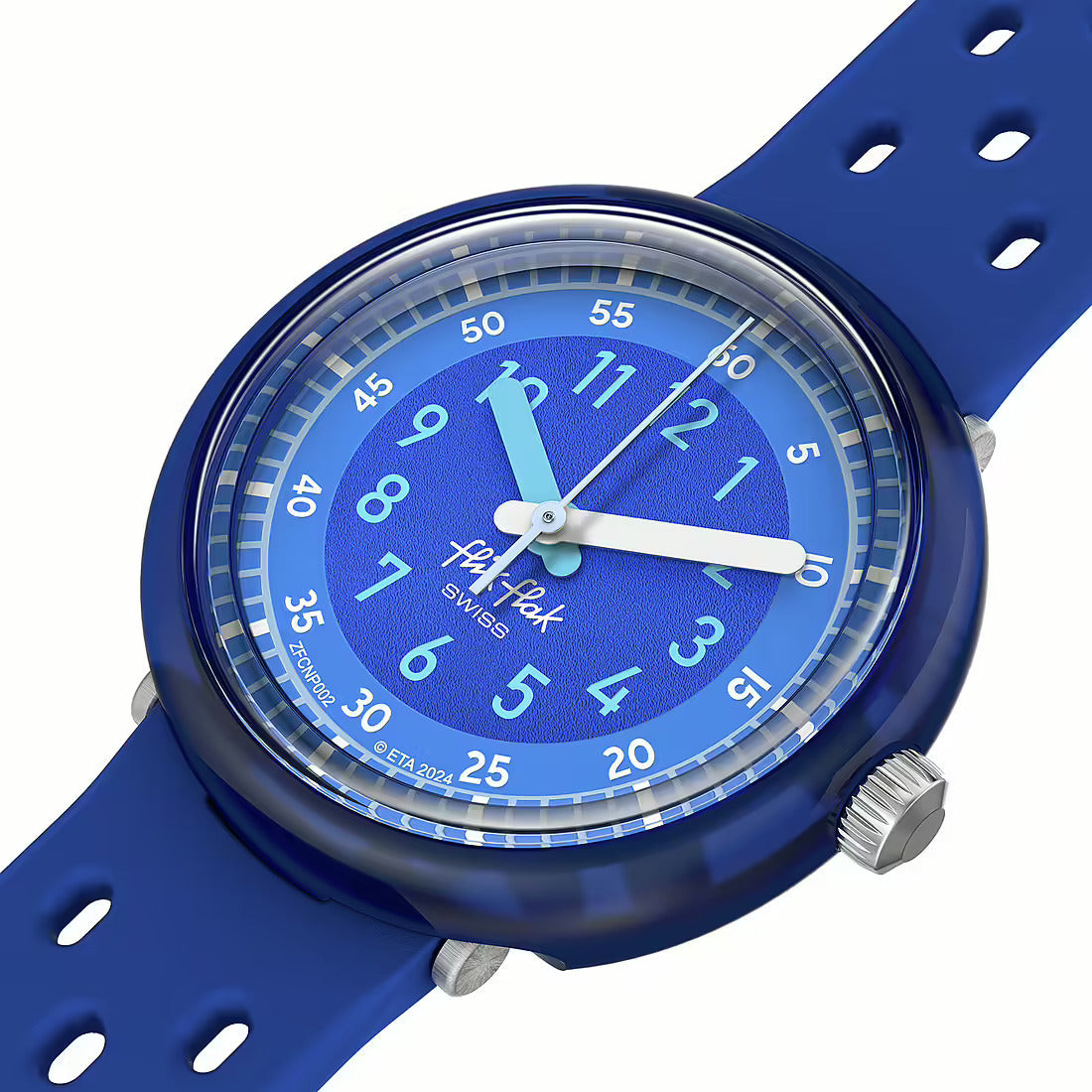 Flik Flak Orologio Bambino Fizz In Blue | Plastica Colorata | Impermeabile 30m