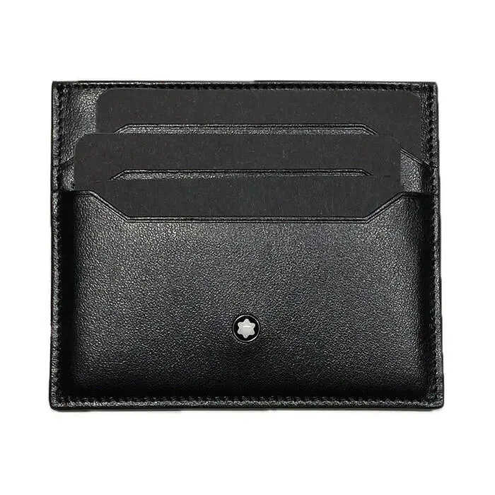 Montblanc Portacarte Uomo Meisterstück 6 Scomparti | Pelle Vitello | Nero