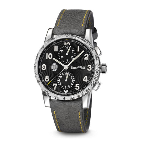 Eberhard Orologio Uomo Cronografo Tazio Nuvolari 41mm | Acciaio | Vetro Zaffiro