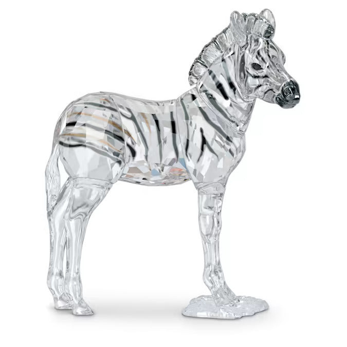 Swarovski Statuina Zebra Elegance | Cristallo Nero e Clear | 446 Tagli
