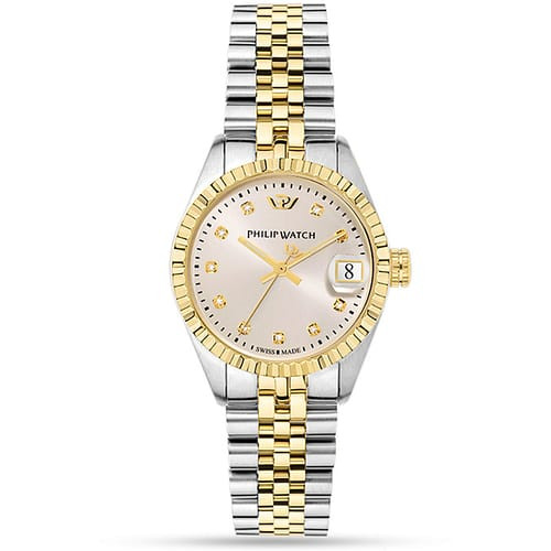 Philip Watch Orologio Donna Caribe Urban bicolore con Quadrante Chiaro e