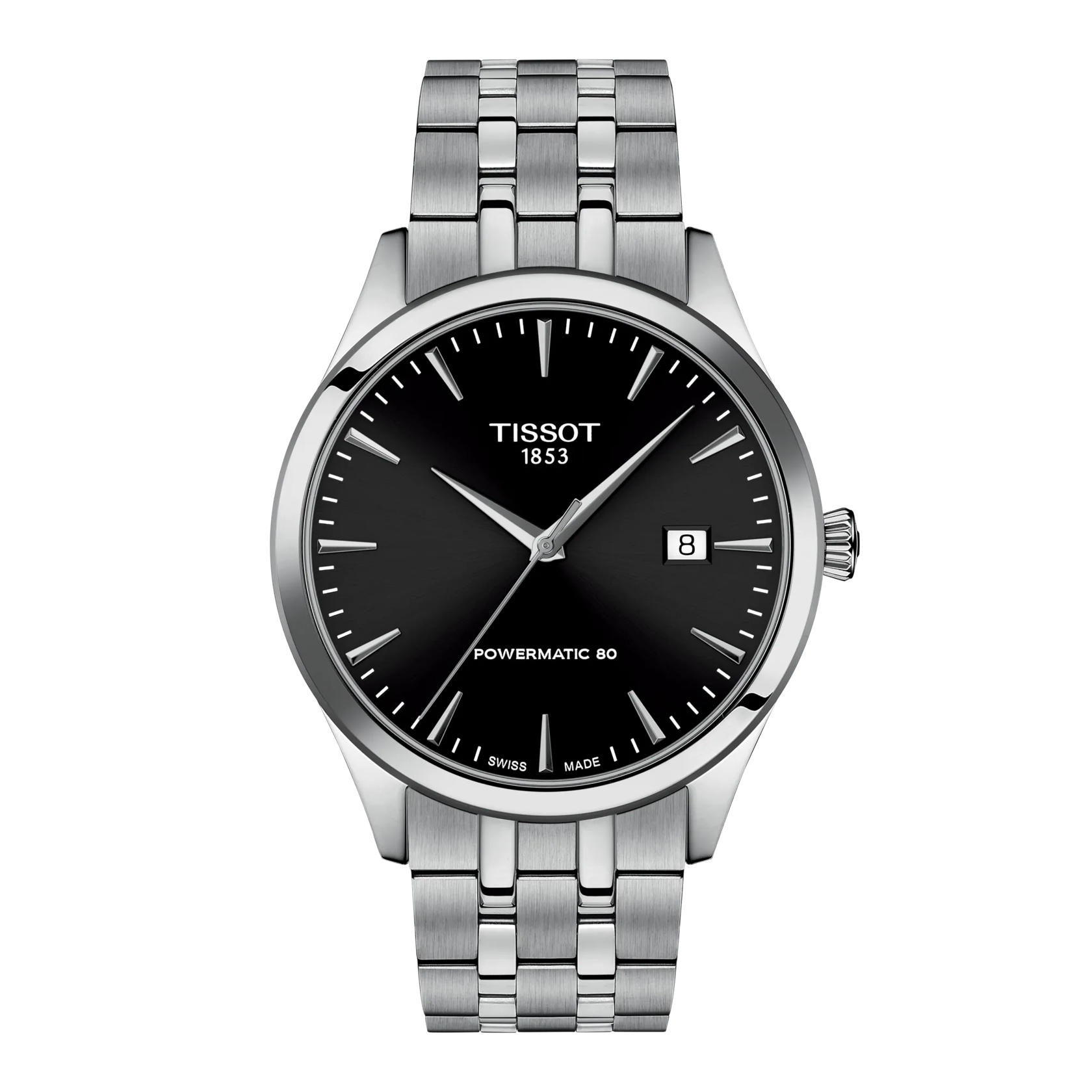 Tissot | Orologio Uomo | Powermatic 80 | Acciaio | Quadrante Nero 40mm