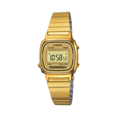 Casio Orologio Uomo Cronometro Digitale | Acciaio Inox | Luce LED