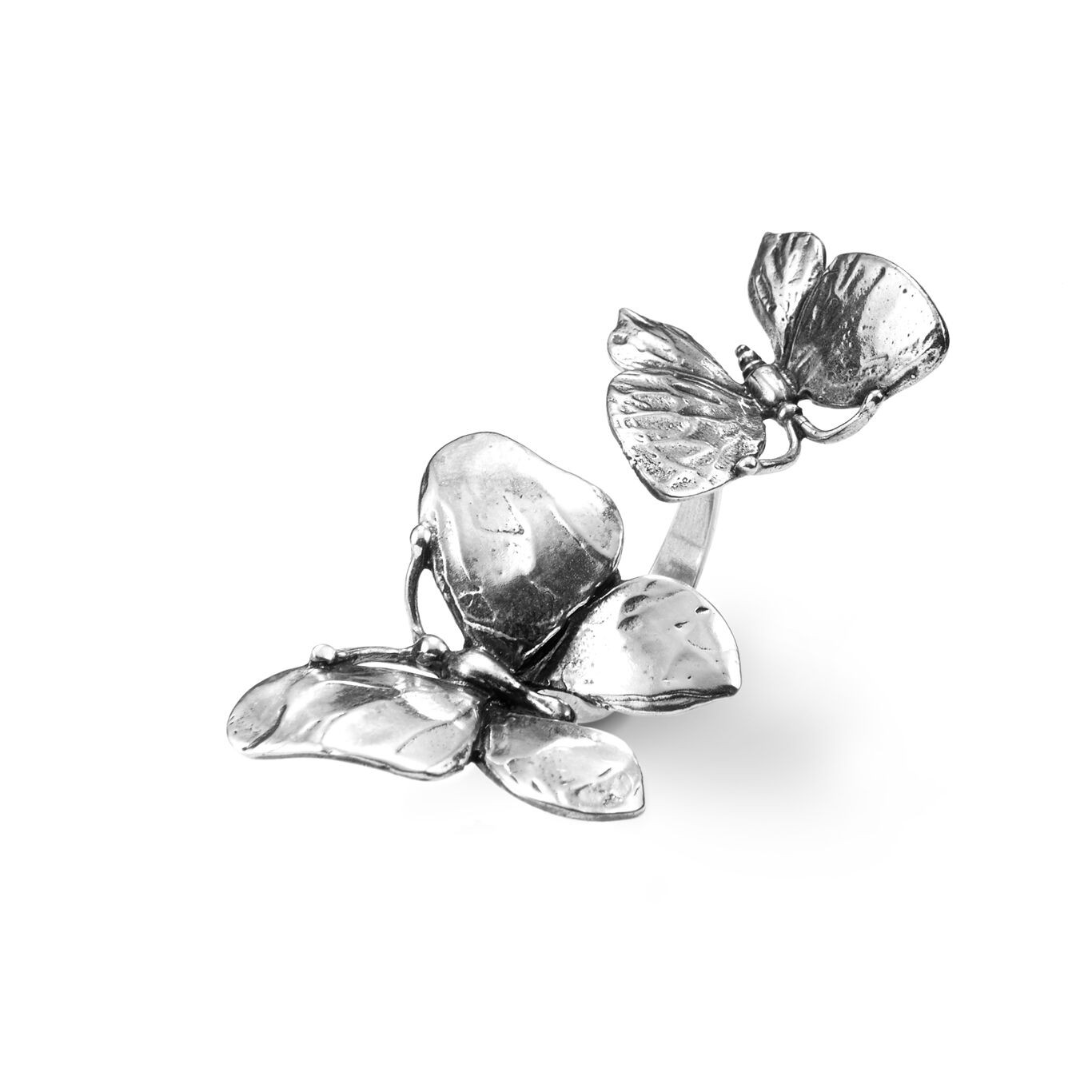 Giovanni Raspini Anello Donna Due Farfalle | Argento 925 | Made in Italy