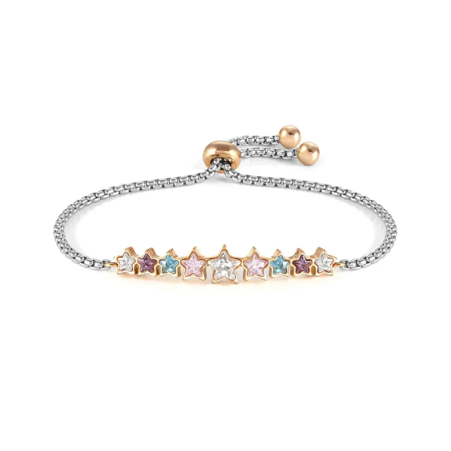 Bracciale Nomination Milleluci con stelle multicolore