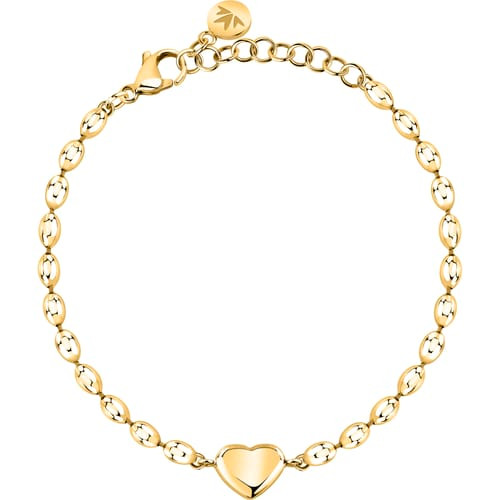Bracciale Morellato Intrecci dorato con cuore