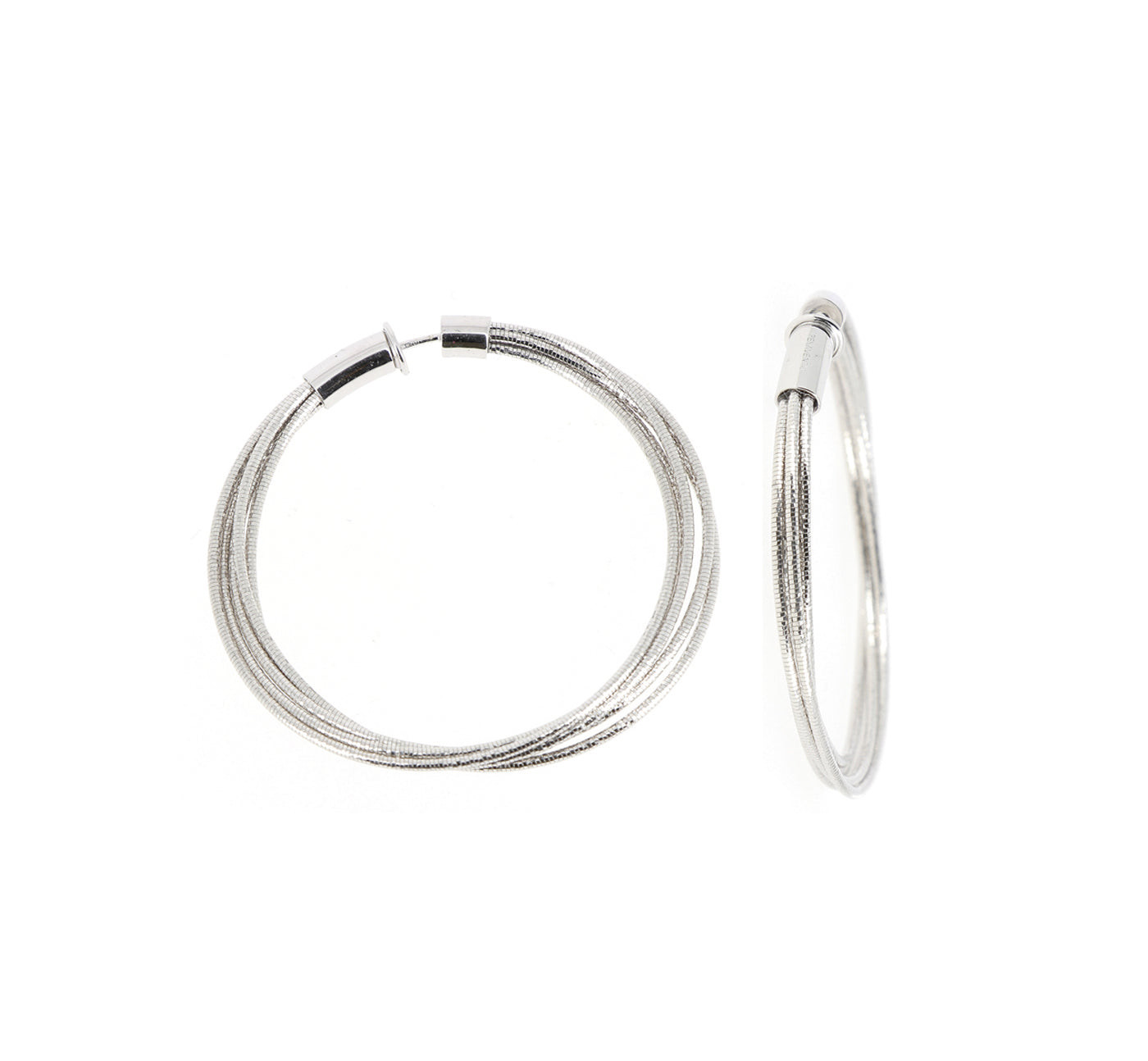 Pesavento Orecchini Donna Multifilo DNA | Argento 925‰ rodiato | DNA Spring