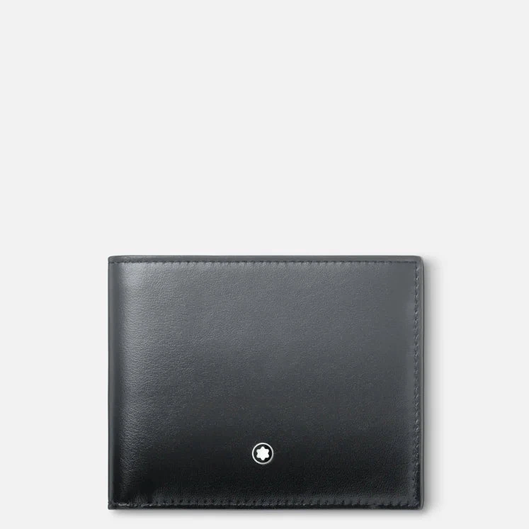 Montblanc Portafoglio Uomo 6 Scomparti | Pelle Forged Iron | Effetto Sfumato