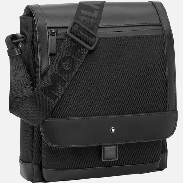 Montblanc Borsa Reporter Con Patta Nightflight | Nylon Tecnico | Blocco RFID