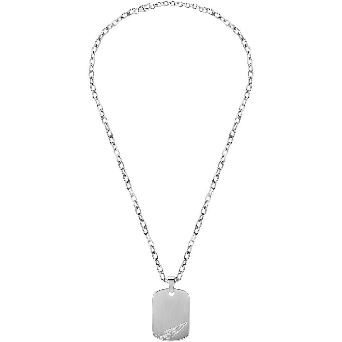 Sector Collana Uomo Piastra Distintiva | Acciaio | Collezione Rude