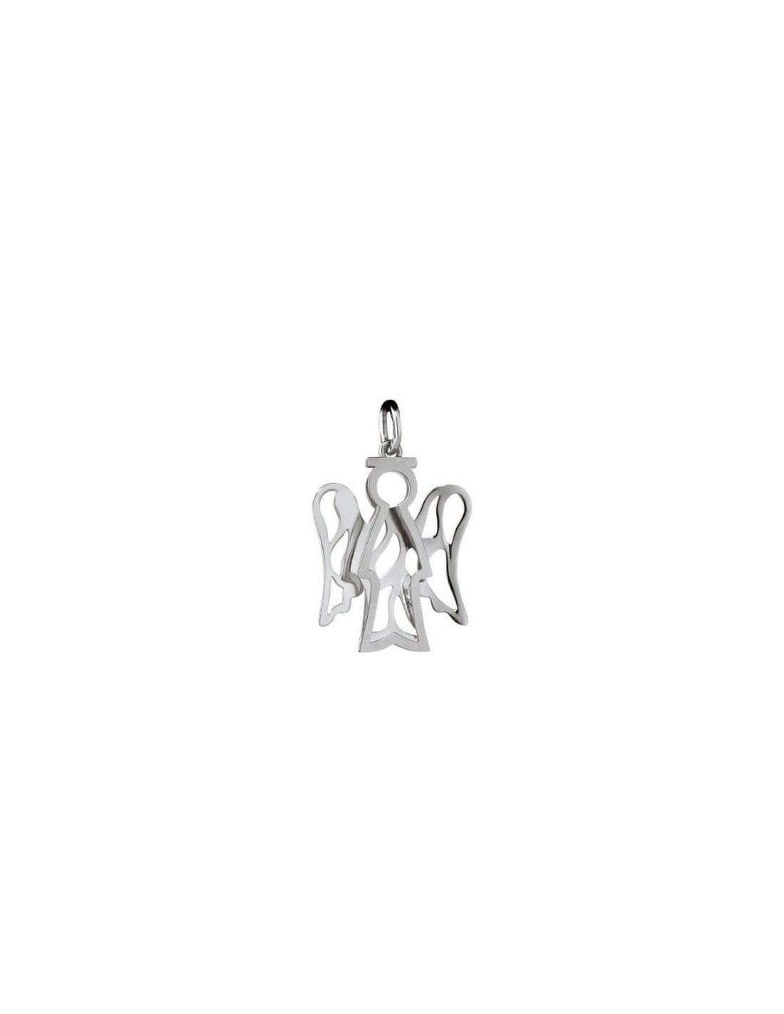 Roberto Giannotti Ciondolo Donna Angelo traforato | Oro bianco 9Kt | Angeli