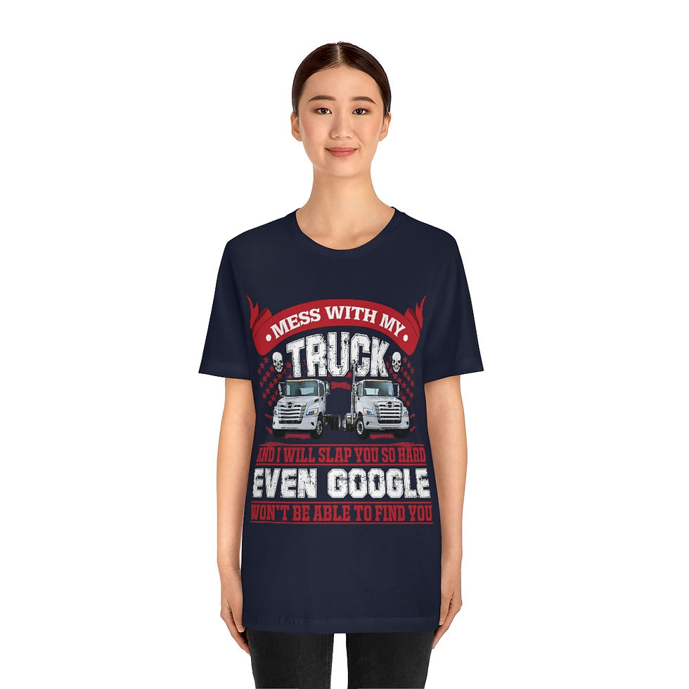 Thumbnail: Don't Mess With My Truck - Truck Driver Shirt, Motors Shirt, Truck T shi...