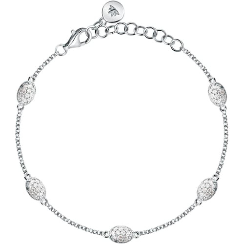 Morellato Bracciale Donna Pavé Argento Silver con Zirconi Bianchi