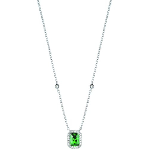 Collana Morellato Duchessa in argento con pendente verde