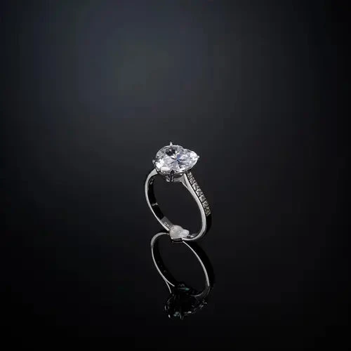 Chiara Ferragni Anello Donna Cuore Scintillante | Acciaio Silver | Solitario
