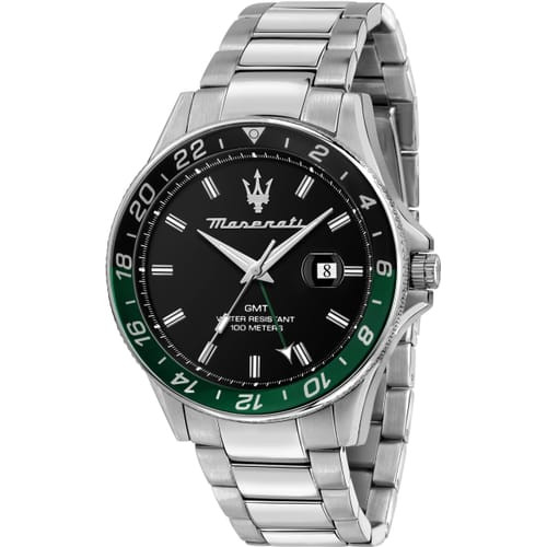 Maserati Orologio Uomo Dual Time | Acciaio | Impermeabile 100m