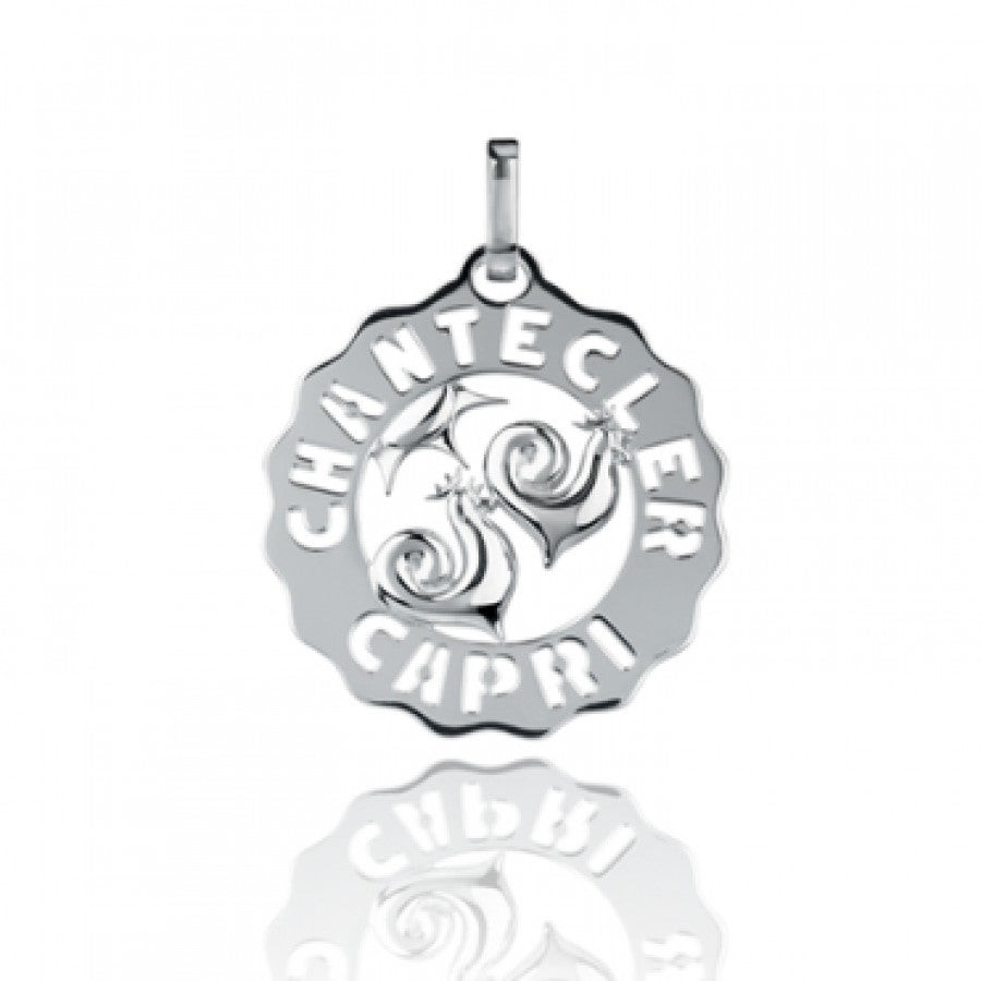 Chantecler Ciondolo Donna Motivo Galli e Sole | Argento | Collezione Logo